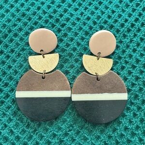 Custom made dangle earrings